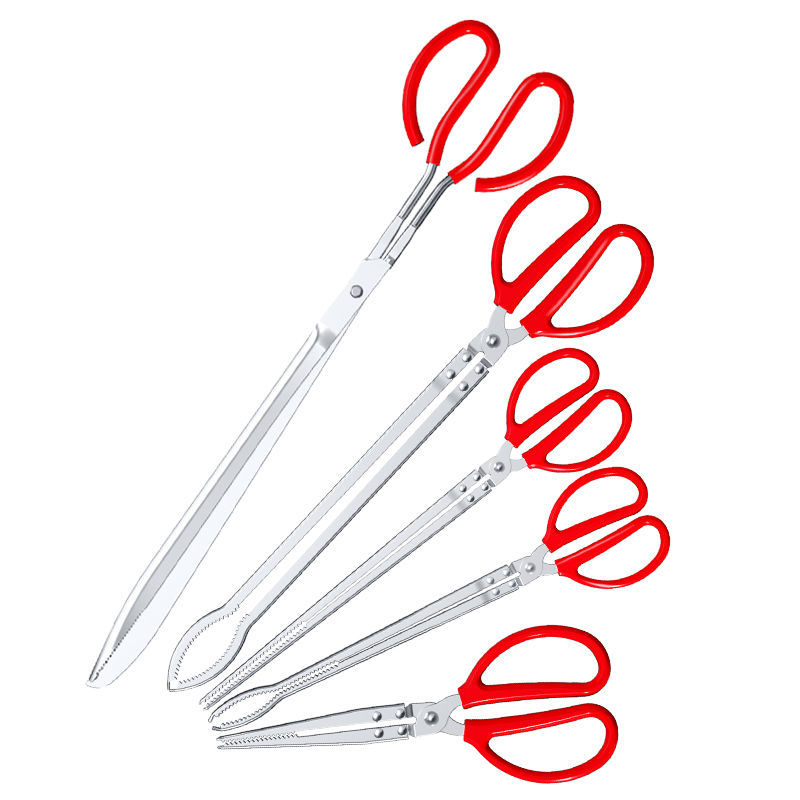 不锈钢螃蟹钳夹赶海多功能防滑黄鳝夹子泥鳅螃蟹钳子防滑防脱抓捉