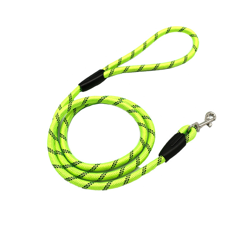 跨境专供宠物用品批发宠物牵引绳小型犬防丢狗链反光丝宠物牵引带
