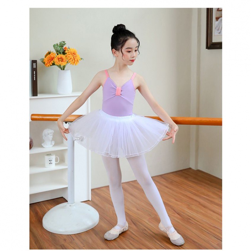 儿童舞蹈服女童夏季吊带体服练功服芭蕾舞中国舞形体服考级服装