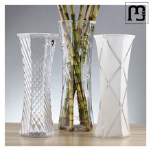 宏耀花瓶富贵竹中大号玻璃透明百合水培简约现代六角客厅桌面插花
