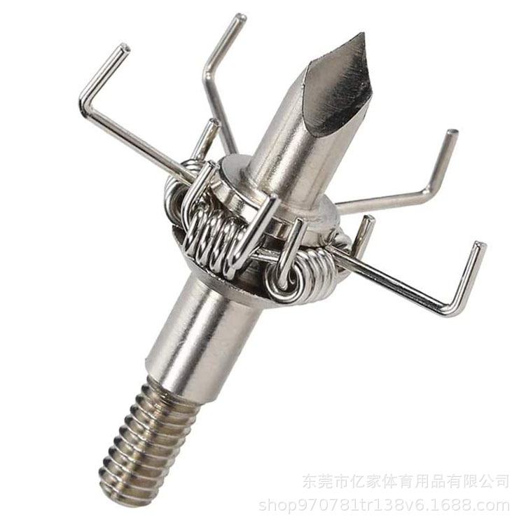 弓箭箭杆射箭器材 弓箭射击配件 100格令尖柔道箭头