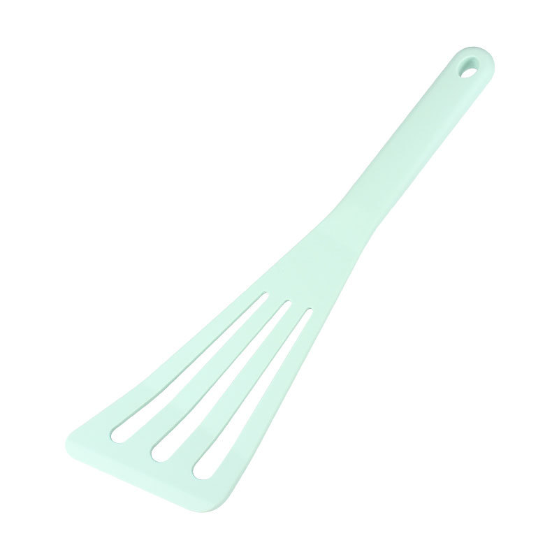 Silicone Kitchenware Silicone Spatula Oblique Slotted Turner Non-Stick Pan Dedicated Spatula Fried Steak Shovel for Frying Fish Pancake Shovel