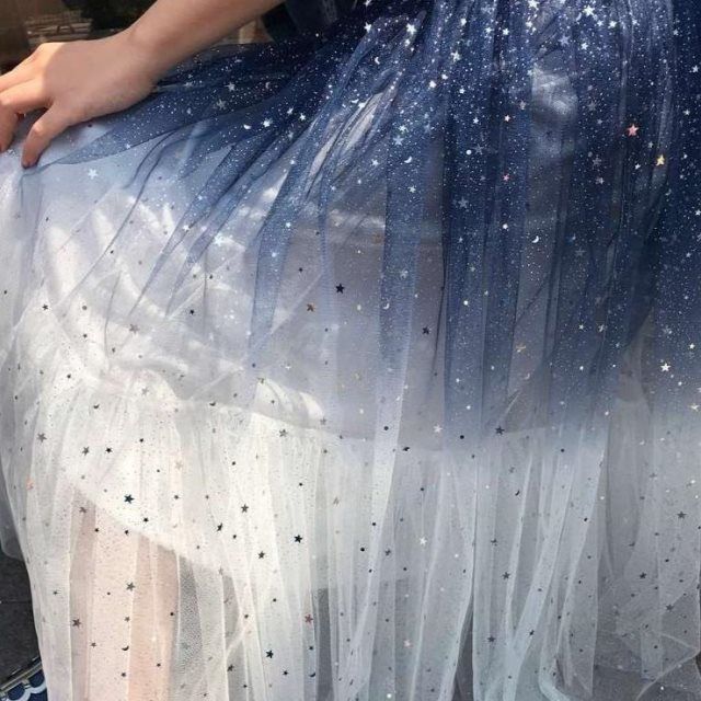 大童纱星空半身纱裙裙女半身网纱裙层层蛋糕裙多层次中长款女春秋