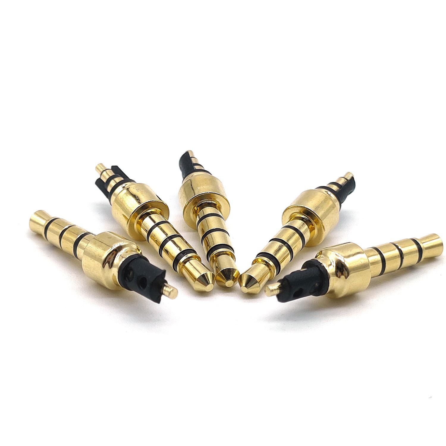 0镀金 耳机音频线 3.5立体 音频插头