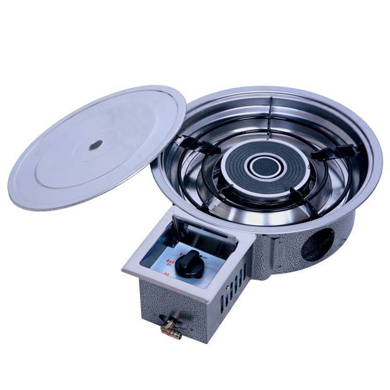 批发红外线韩式火锅炉液化气煤气灶烧烤嵌入式节能燃气灶