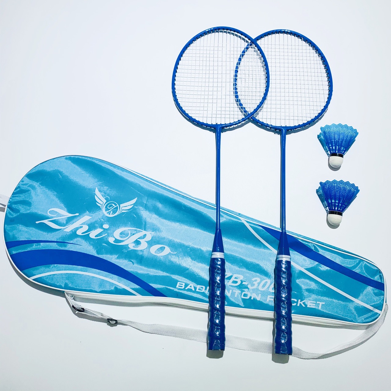 羽毛球拍智博306双拍正品成人儿童学生单拍打耐用型成人旗舰套装