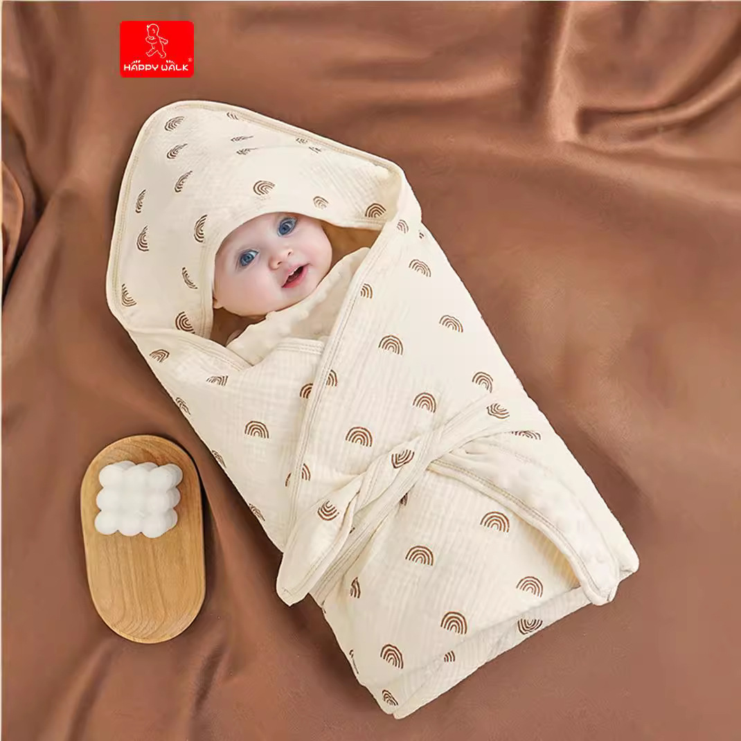 新生儿抱被初生宝宝产房包被纯棉被子四季款抱盖被婴儿豆豆抱毯