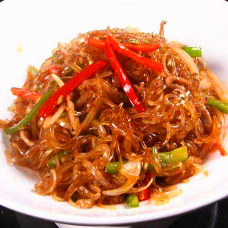 广西特产马山都安大化旱藕粉宽粉扁粉有劲道火锅凉拌干捞水晶粉