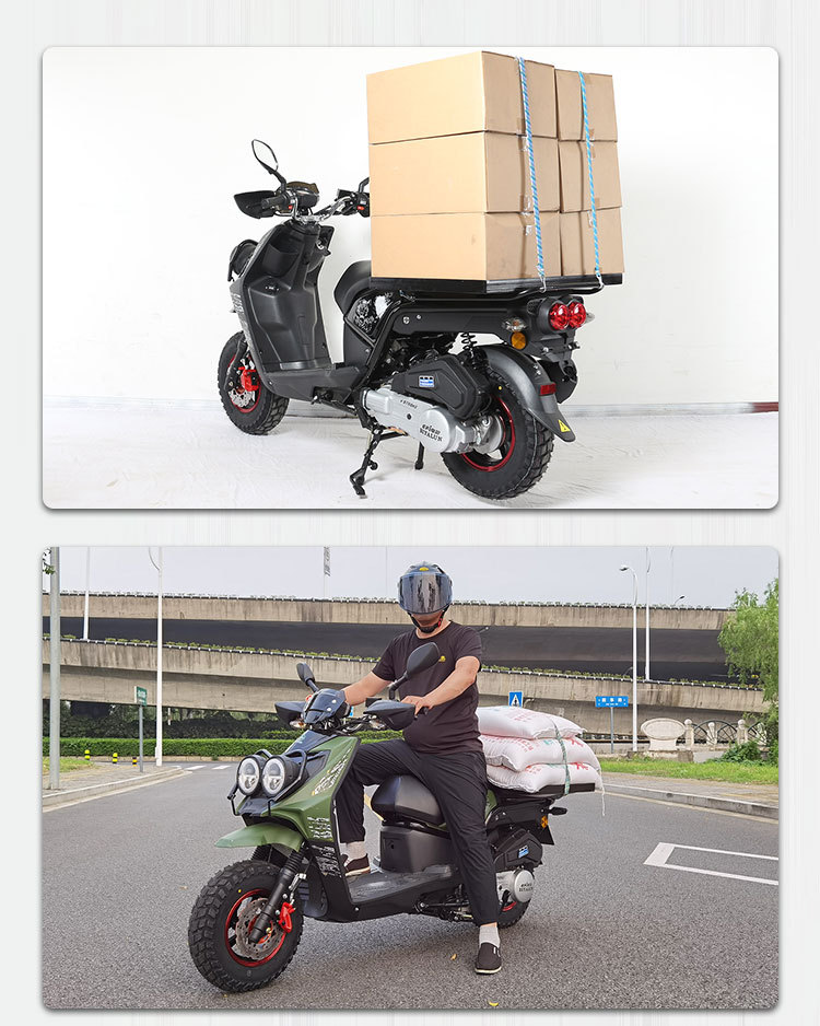 bws载重王摩托车载货拉货外卖125踏板车燃油150cc国四电喷可上牌