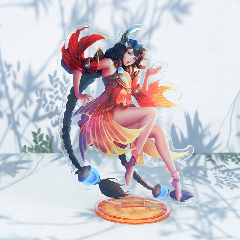 大立牌 亚克力动漫摆件 澜 李白 小乔 貂蝉 摆台立牌漫展批发代发