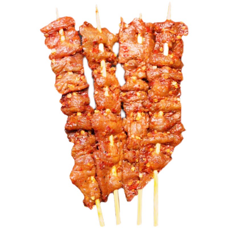 椒麻牛肉串烧烤食材20串重庆特色烤串烤肉串椒麻纯牛肉小串
