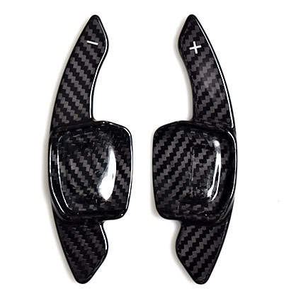 适用大众高尔夫8/cc/蔚领/途观/途昂 干碳纤维汽车方向盘换挡拨片