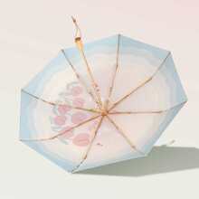 批发太阳伞防紫外线女高颜值遮阳伞晴雨两用小巧折叠简约可爱