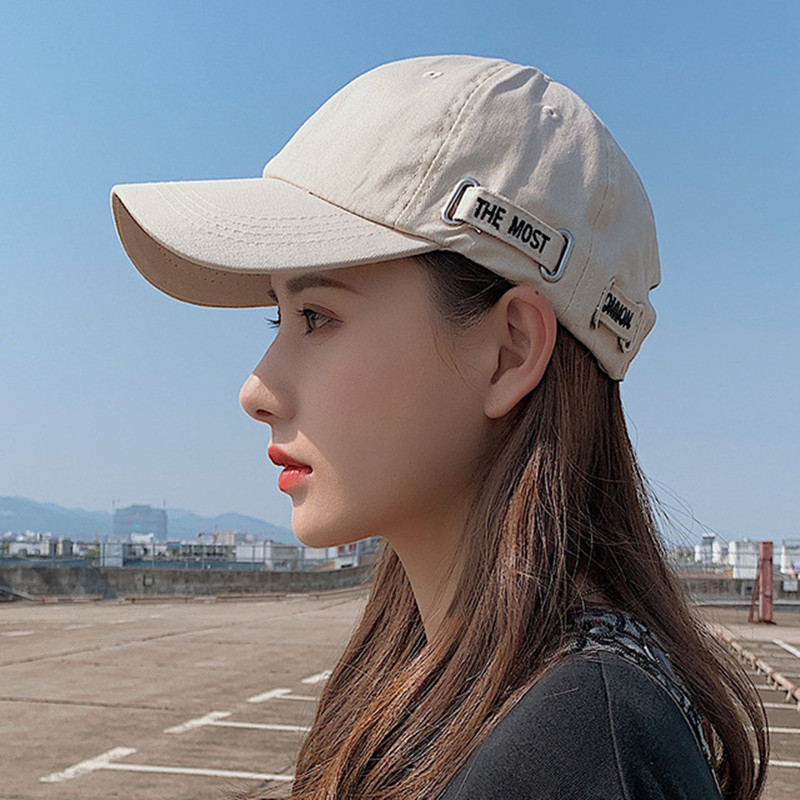 Korean Style Spring and Summer Hat Women's Fashionable All-Match Peaked Cap Student Street Ins Baseball Cap Men's Sun Protection Sun Hat