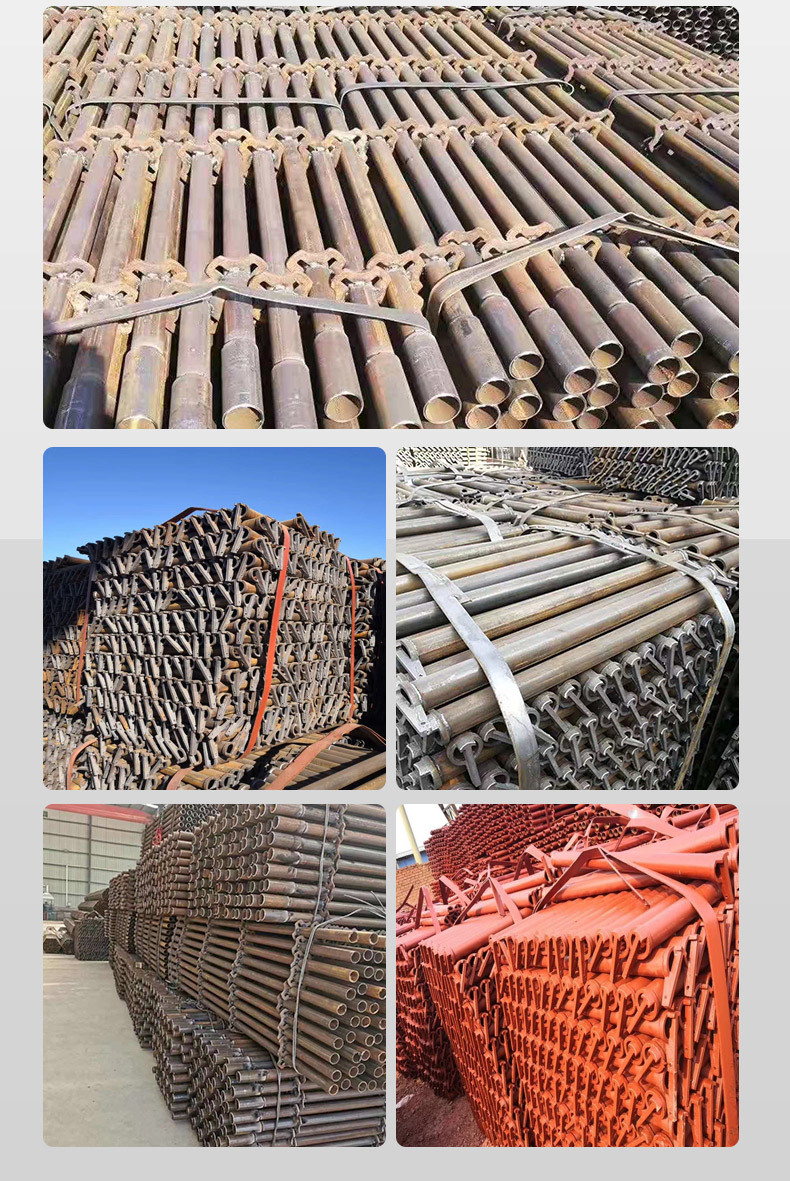 建筑轮扣脚手架钢管 q235工程架子管工地轮口脚手架配件钢管批发