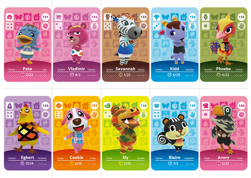 第五弹 动物之森amiibo卡片 三丽鸥联动卡 动物森友会村民房车卡