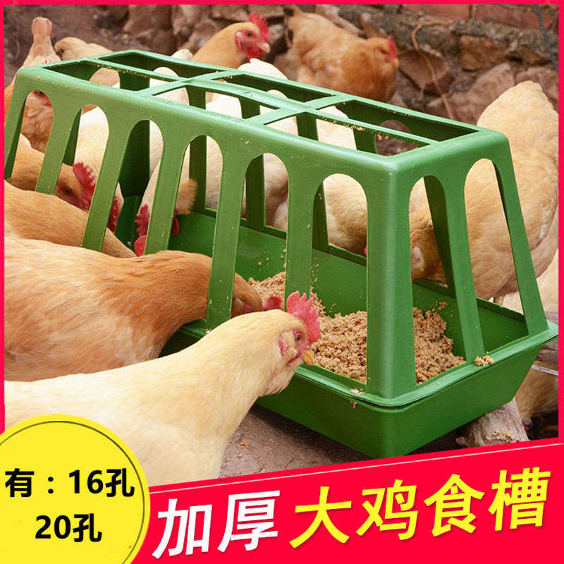 自制散养鸡料槽图片图片