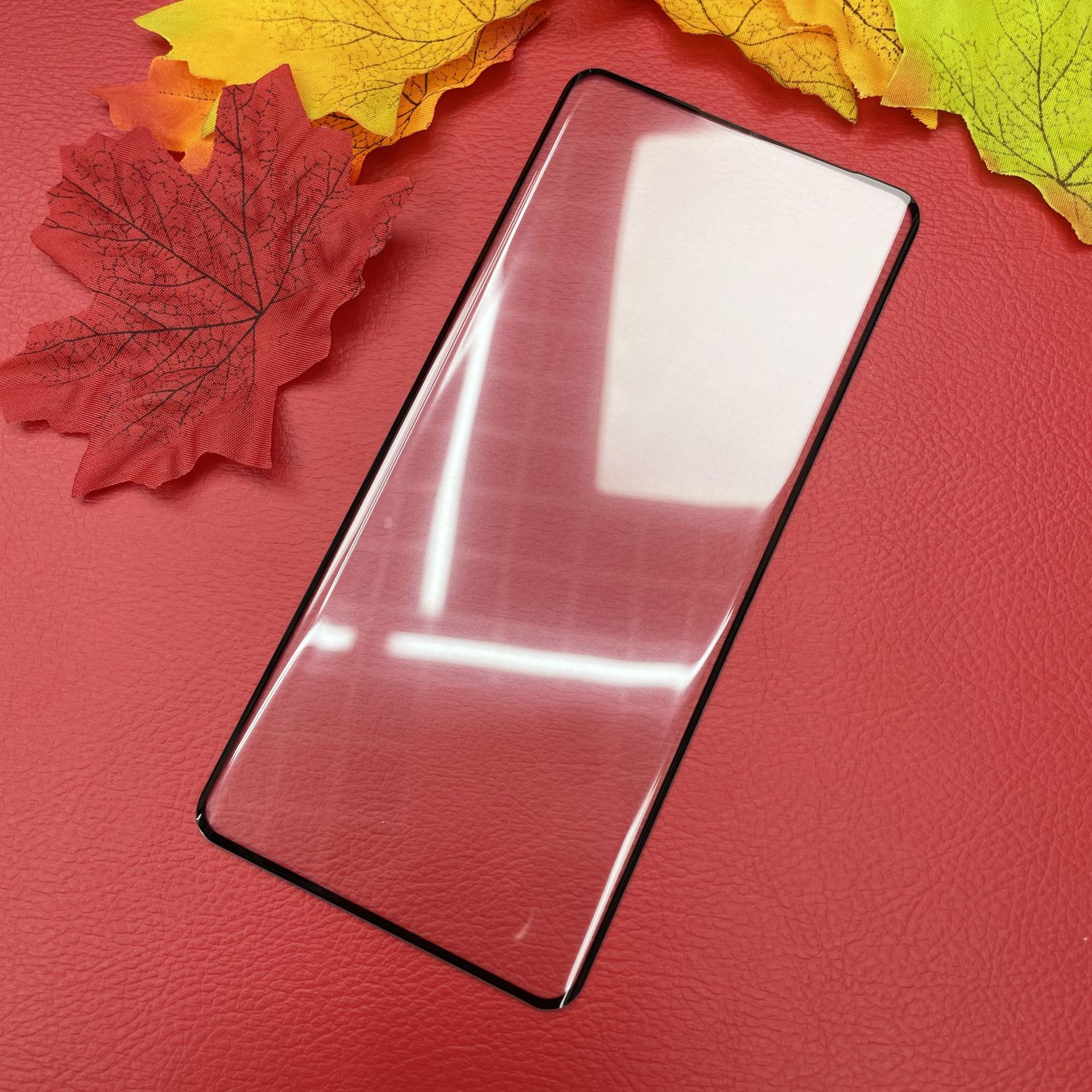 适用opporeno5pro热弯3d全胶钢化膜reno5pro曲面全胶果冻胶保护膜