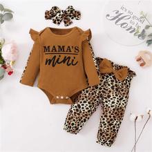 3Pcs Newborn Clothes Baby Girl Clothes Sets Infant Outfit跨