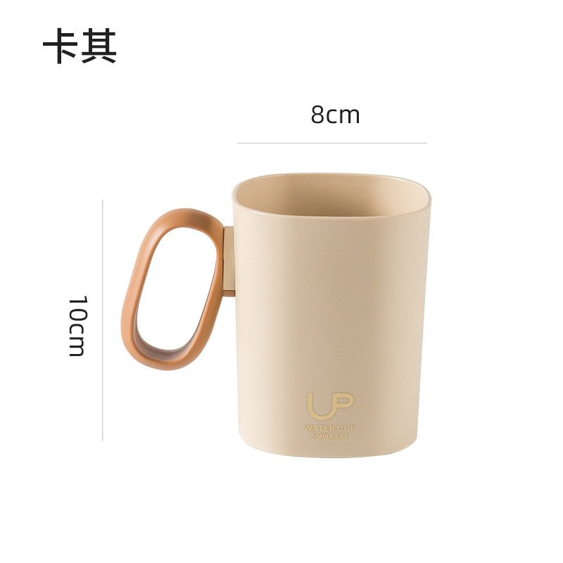 Light Luxury Toilet Cup Toothbrush Cup Storage Rack Tooth Mug Large Capacity Toothbrush Cup Student Washing Cup 0415