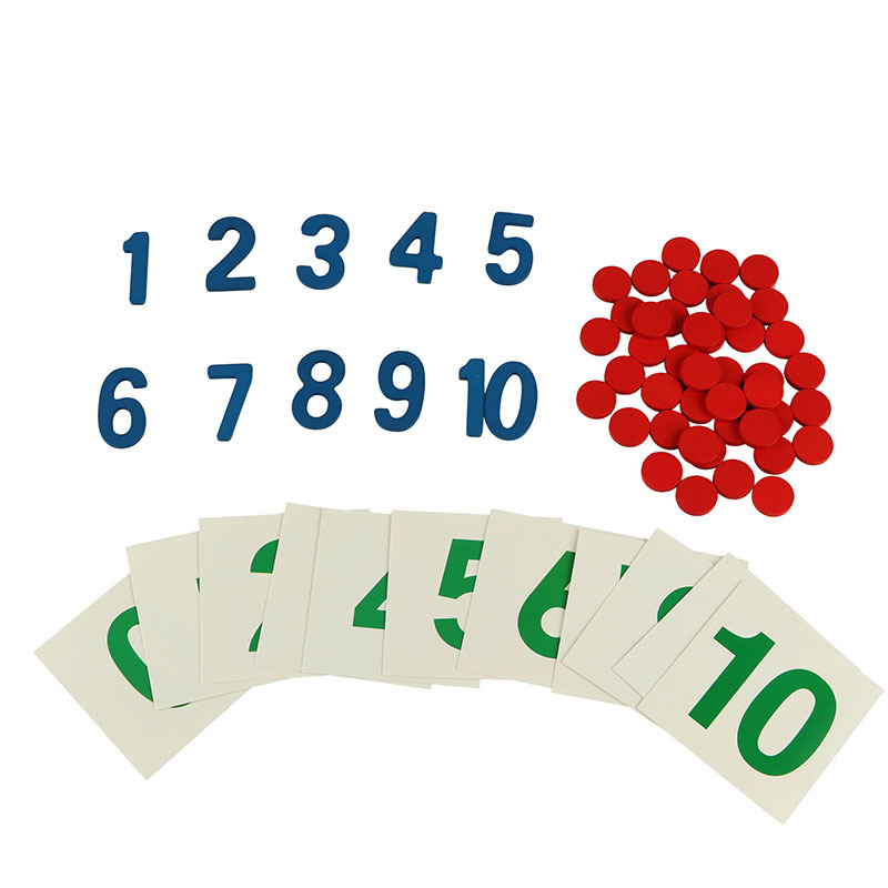 蒙氏蒙氏数学家庭装数字与筹码数学早教数字与筹码家装款