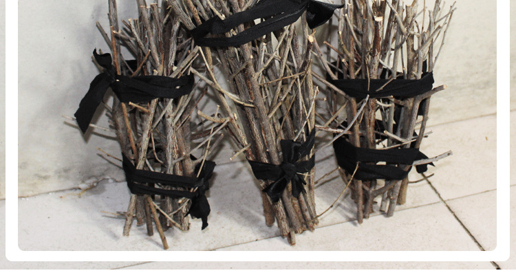 山桃木带杈树枝 干木棍森系手工diy干树枝 幼儿园挂饰配件