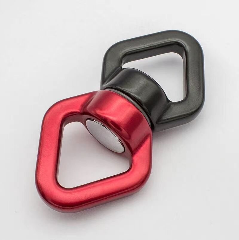 八字旋转环万向钩空中瑜伽单点旋转吊床户外攀岩秋千连接器