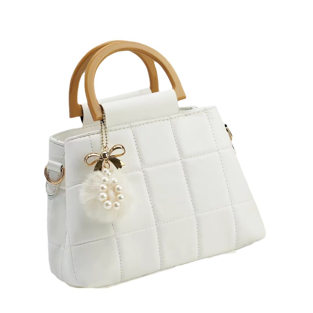 Cross-Border Simple Chanel Style Soft Leather Shoulder Bag Women's High Texture Niche Handbag Messenger Bag New Women's Bag