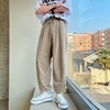 Nine points lantern Casual pants fashion Trend Teenagers Large Easy Drape Drawstring trousers