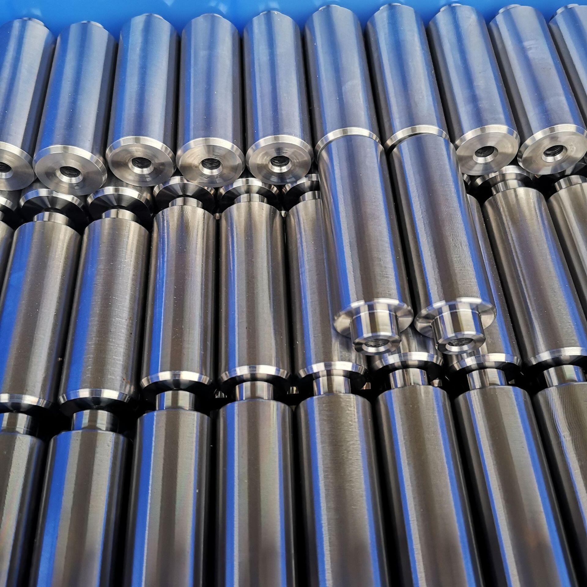 304不锈钢网纹棒 直纹拉花圆棒 厂家cnc精密五金件 钻孔 车牙加工