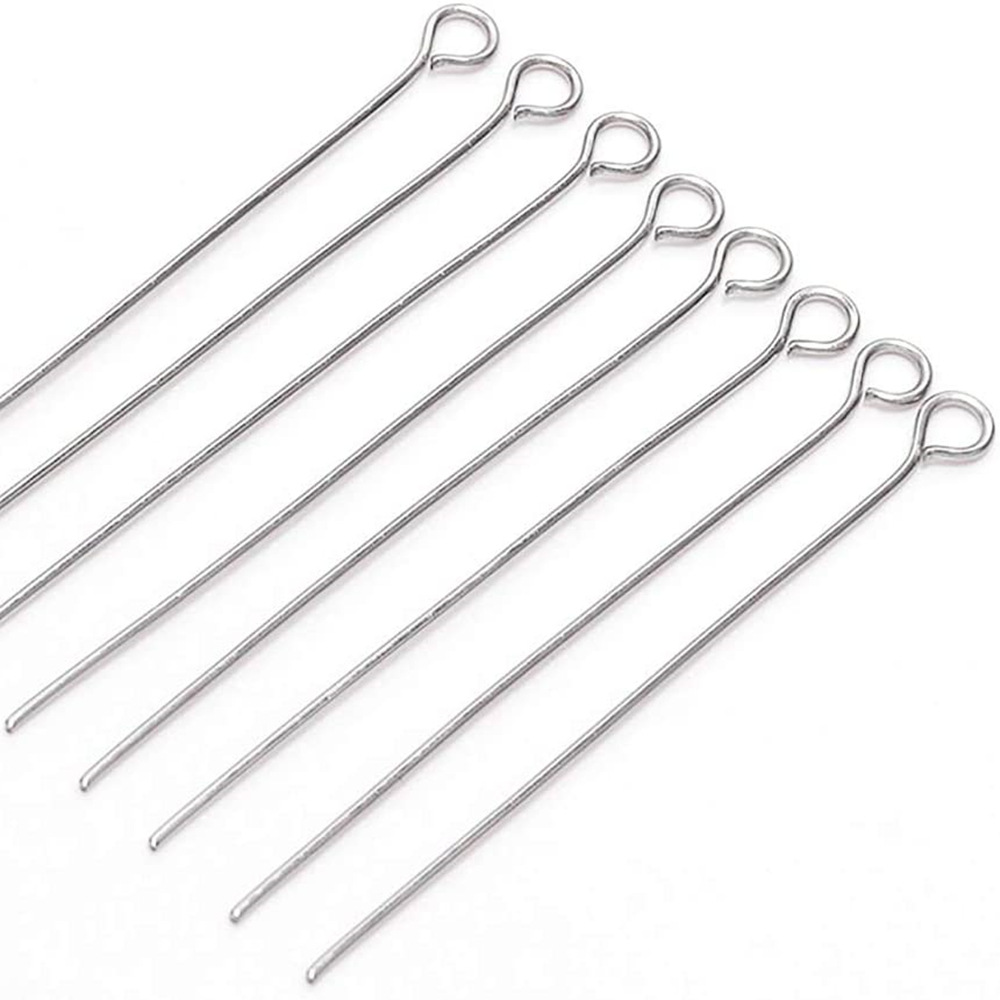 九字针9字针0.7mm粗弯针饰品针diy饰品配件 每包1斤 饰品配件