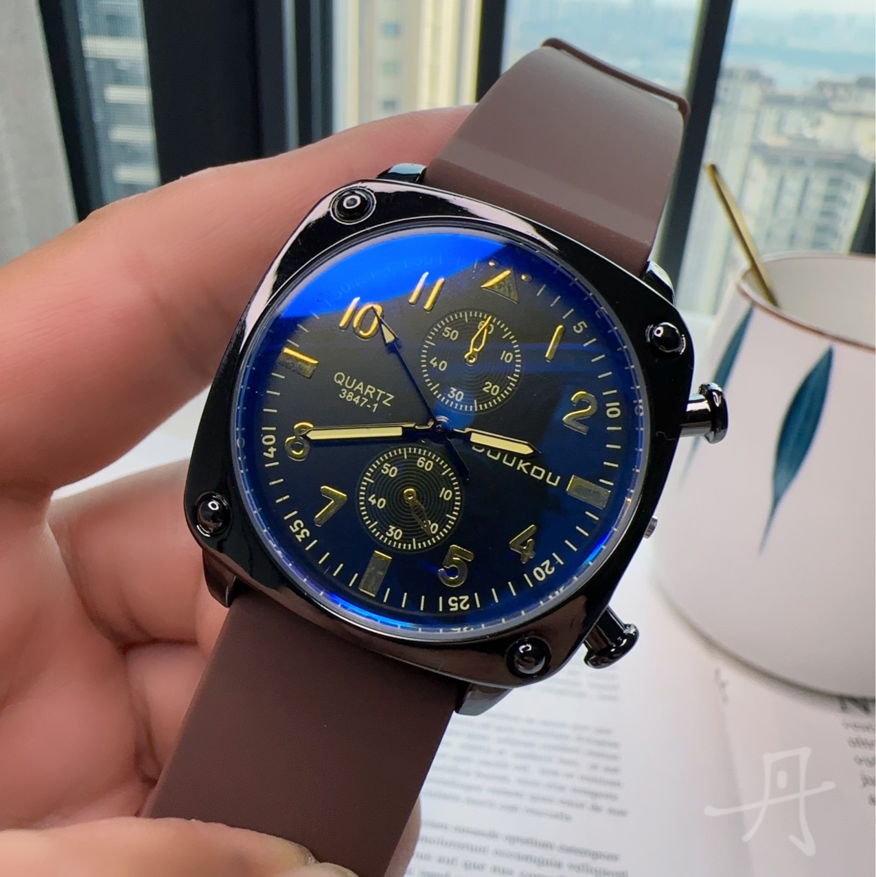 soft leather silicone band watch quartz sports casual watch men and women large plate neutral watch factory wholesale delivery