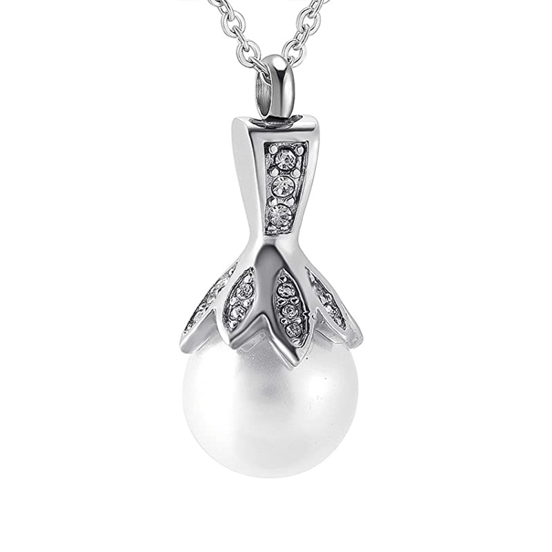 源头工厂配饰 项饰 圆钻 宠物骨灰吊坠 电镀 纪念品 饰品吊坠