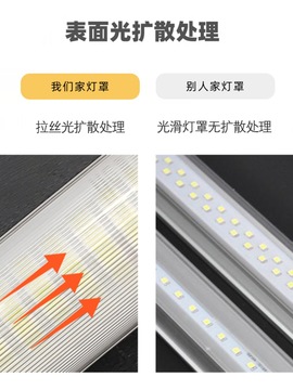 71tx防水led灯管展示柜冰箱灯带条220v冷藏保鲜鱼缸点菜冰柜子专