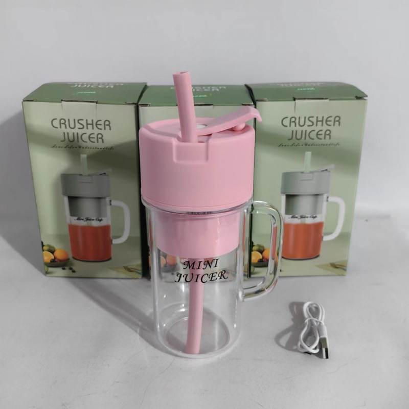 Cross-Border New Arrival Juicer Cup Small Portable Juicer Electric Mini Juice Extractor Fruit Juice Milkshake Mixer