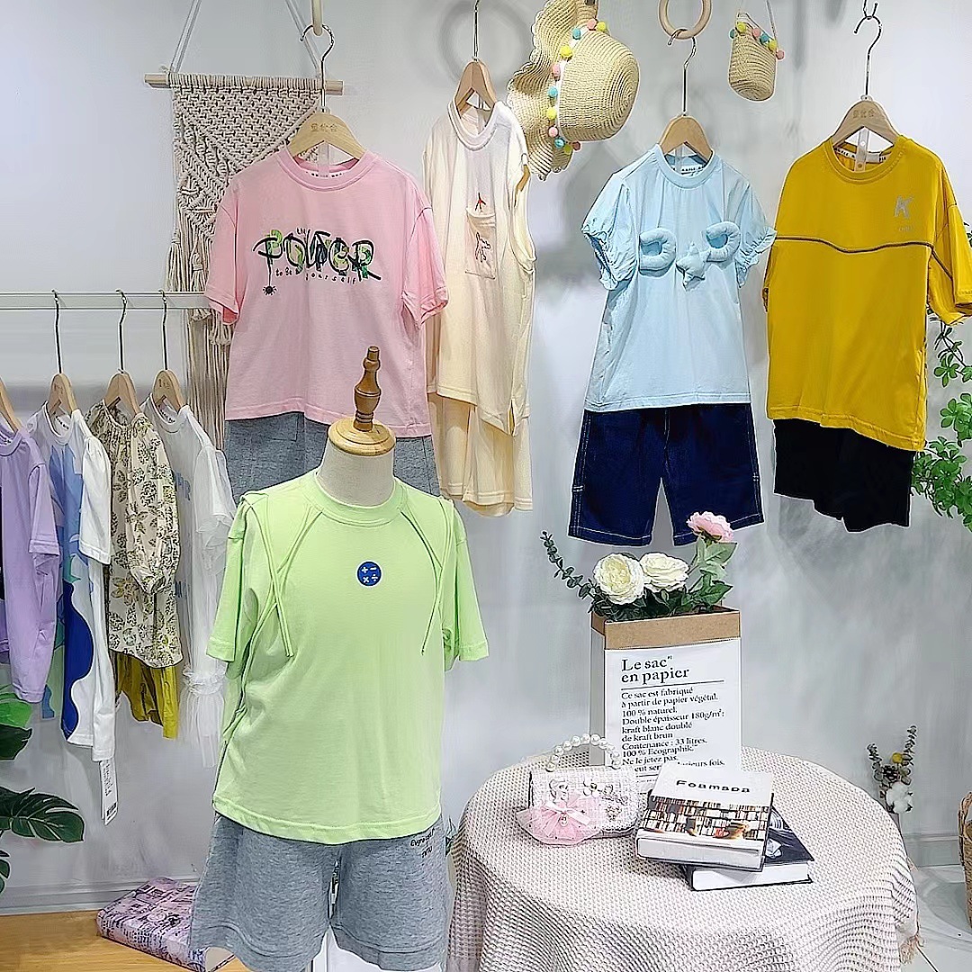 汉正街品牌童装夏款跑量货源 麦哈h派/迪士s尼/巴布b豆/kk少s年