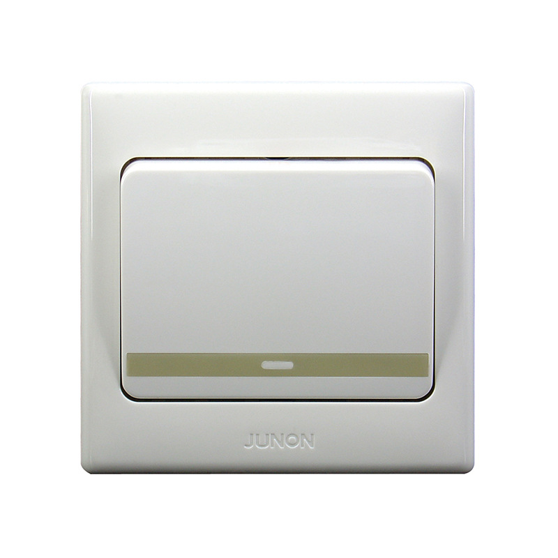 俊朗a墙壁开关 暗装家用 单控 双控开关批发