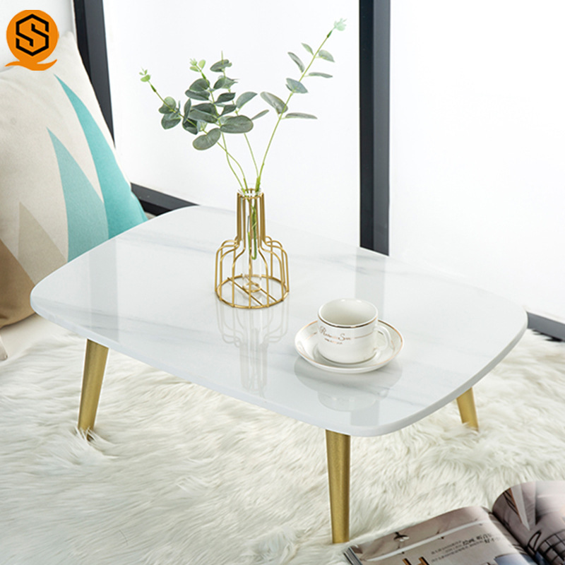 支持定制北欧小清新网红风格茶几飘窗小桌子亚克力人造石小茶几