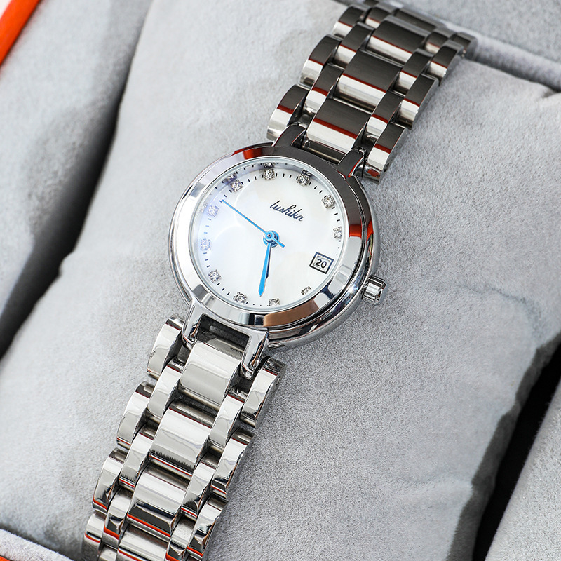 露诗卡新款手表女士抖音网红直播引流时尚高端心月手表礼盒套装