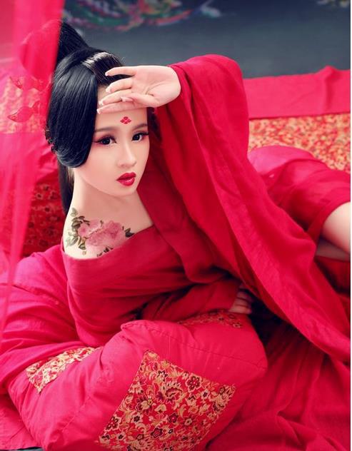 性感女写真古装 影楼主题服装 汉服仙女装 诱惑睡衣服装 惹红尘