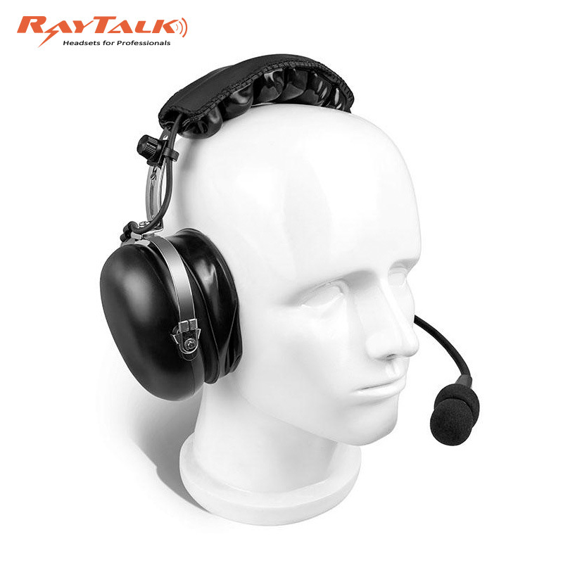 飞行员头戴式耳麦固定翼塞斯纳172钻石d40波音双插头航空降噪耳机