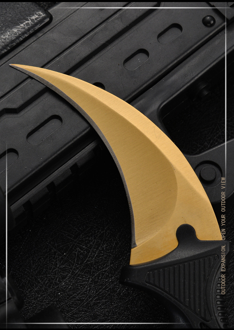 cs爪刀 户外爪子 锋利游戏爪刀 战狼爪刀 户外防身野营求生刀具