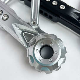 电动车侧脚架改装小牛边撑摩托车可调节单撑9号电瓶车脚架通用