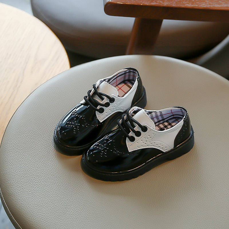 2024春秋新款男女儿童鞋 时尚英伦风童鞋 表演鞋 舞蹈鞋学校团体