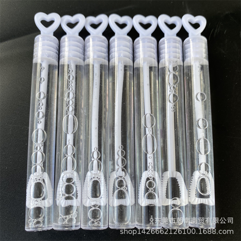 White Love Tube Bubble Small Bottle Mini Bubble Wand Fire Extinguisher Bottles Wedding Bubble Blowing Wedding Toy Props Bubble Water