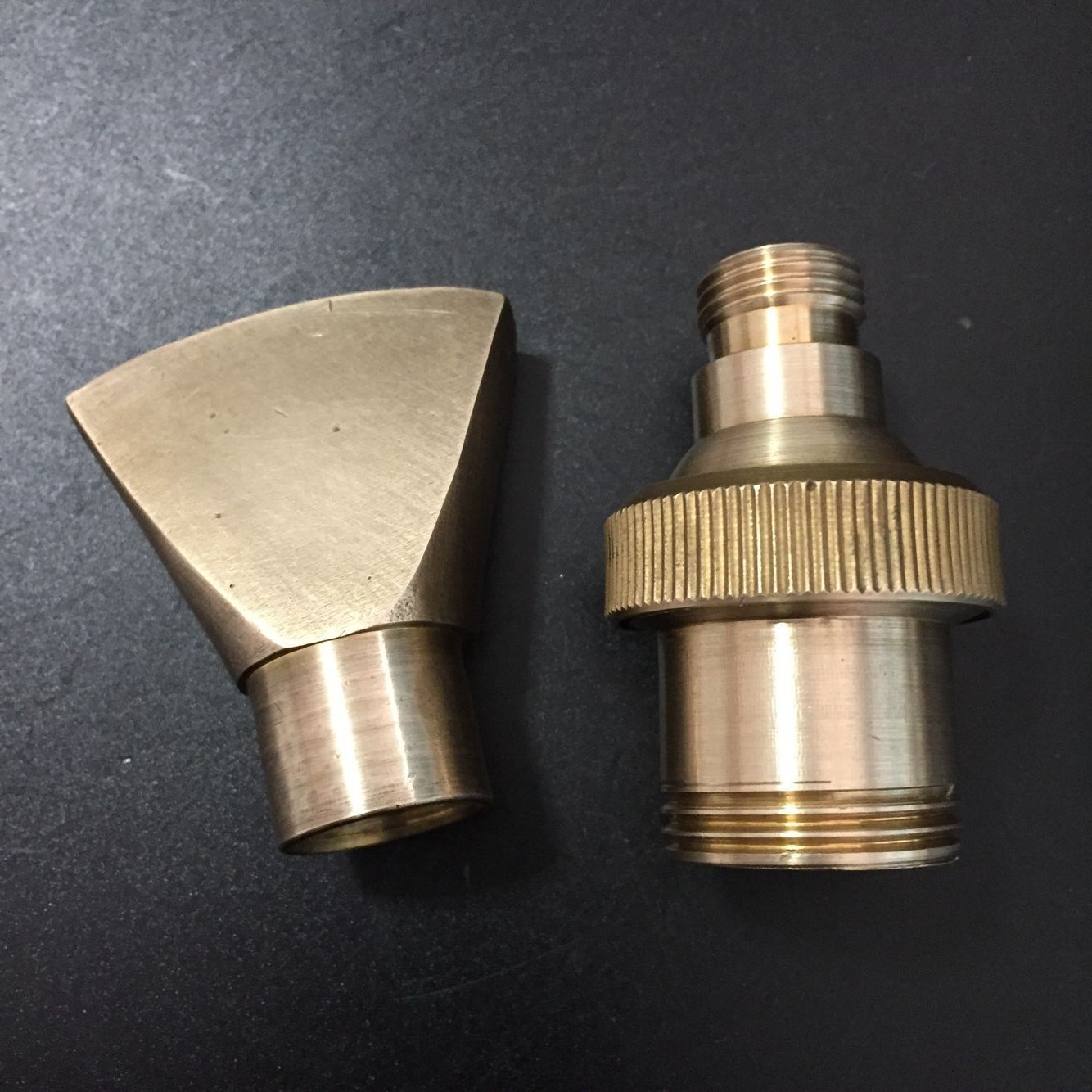 喷泉可调节铜喷头 园林景观喷嘴喷头 可调节扇形铜喷头厂家供应