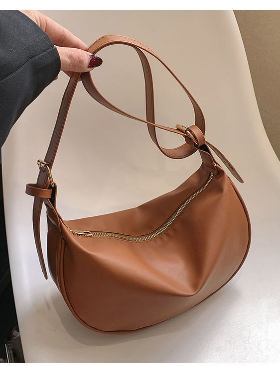 Amy Rabbit Women's Bag 2023 New All-Matching Western Style Fashion Simple Dumpling Bag Commuter Shoulder Messenger Bag New