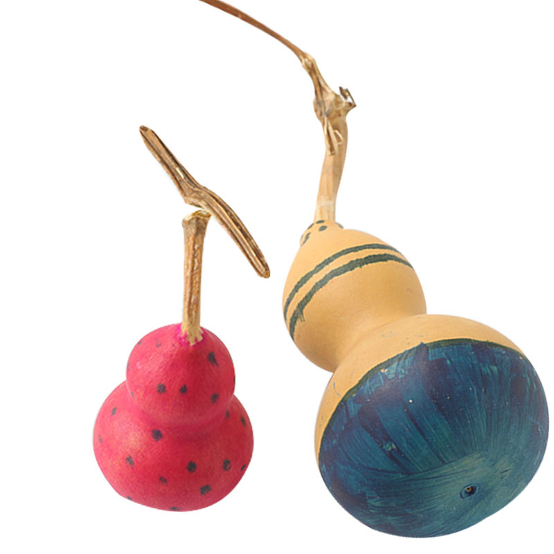 天然小葫芦文玩葫芦空白涂色儿童diy手绘绘画幼儿园创意装饰