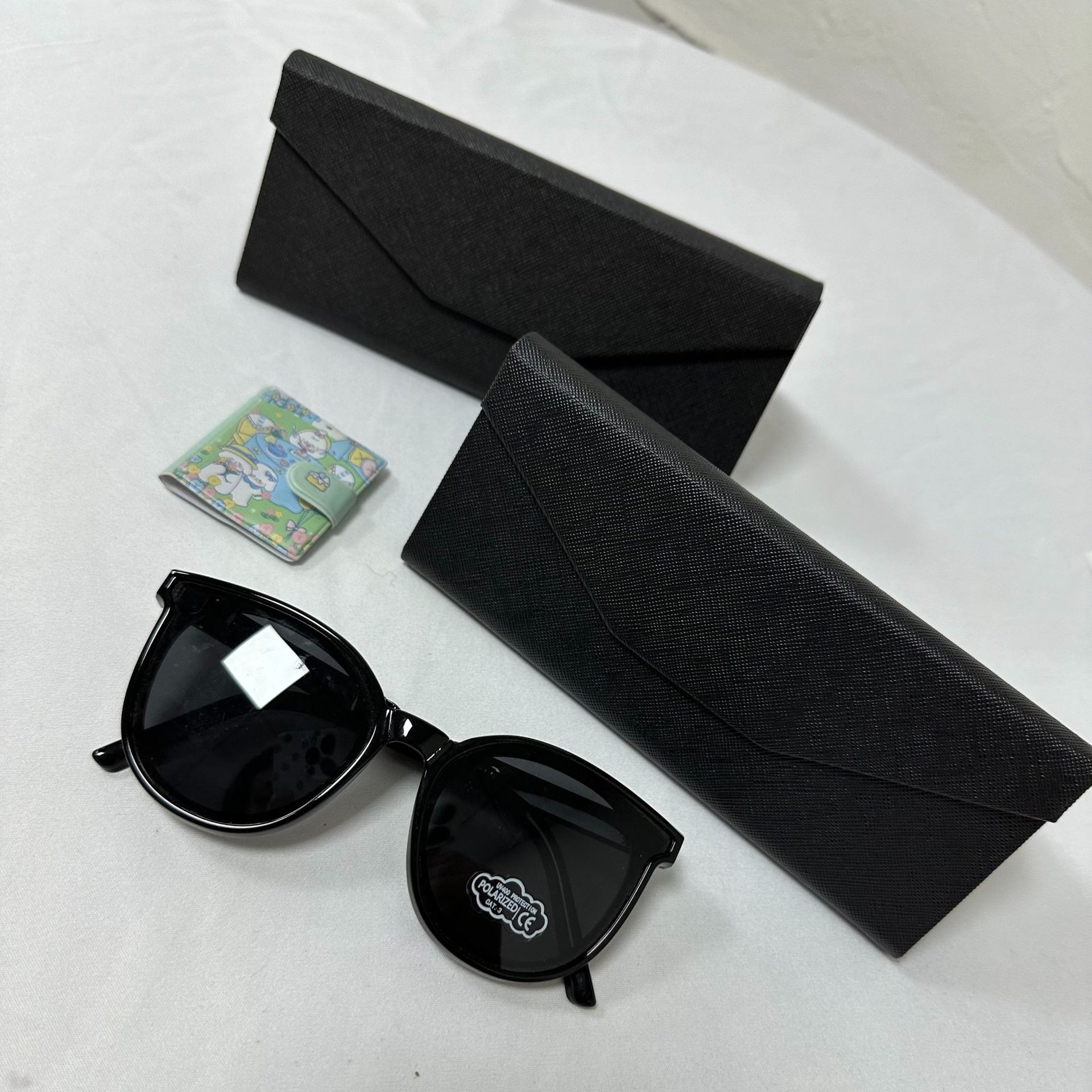 高级折叠眼镜盒 简约气质钱包式 方便携带 大小眼镜均可 可加logo