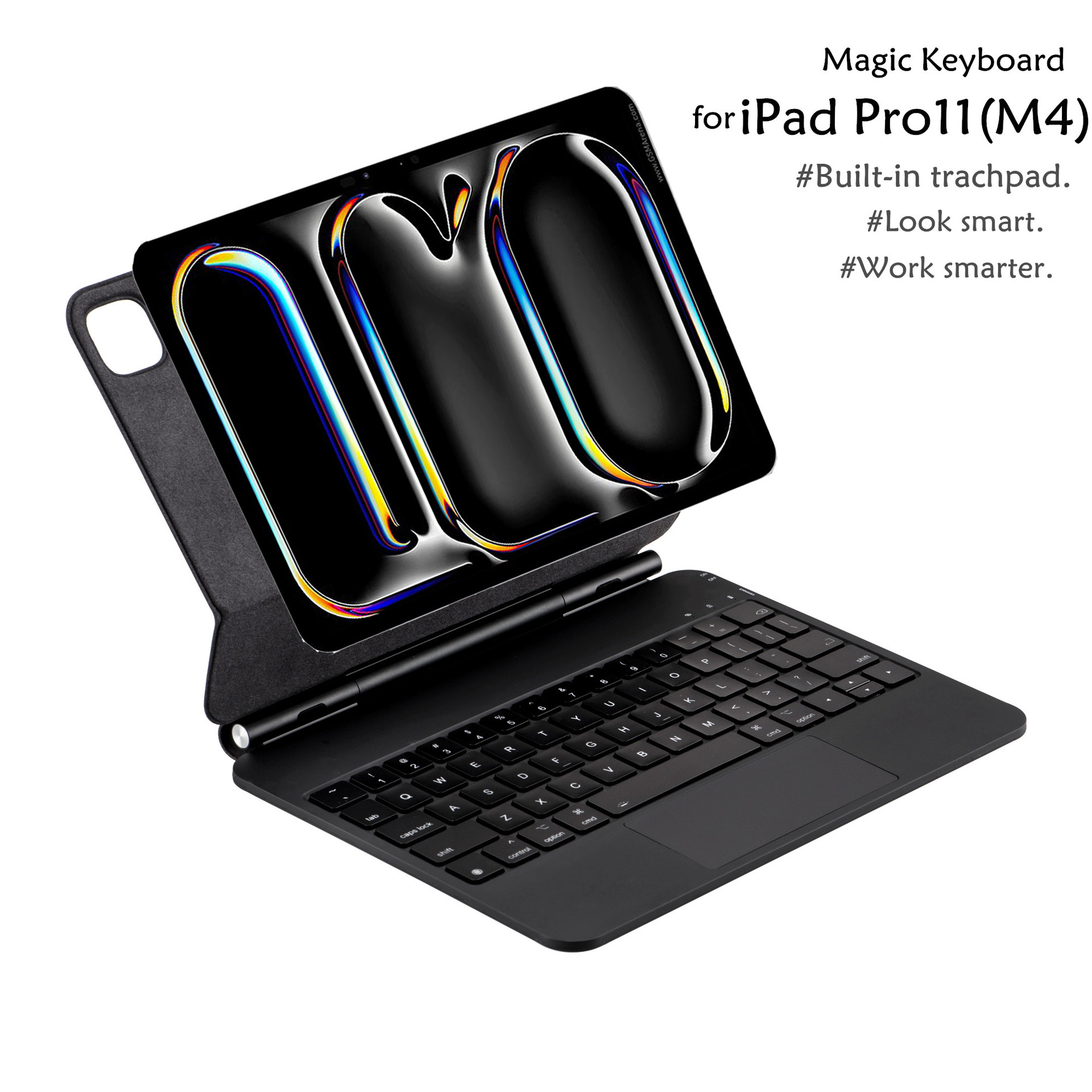 适用ipadm4妙控键盘 pro11磁吸悬浮妙控蓝牙键盘-阿里巴巴